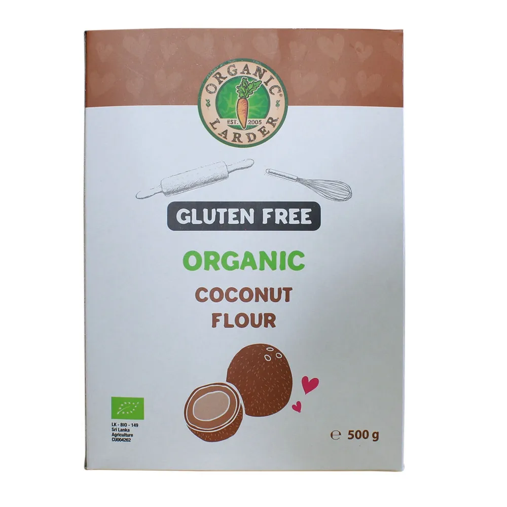 Organic Larder دقيق جوز الهند العضوي