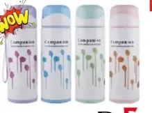Glass Bottle with Protective Cover Assorted