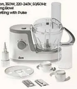 Ikon Food Processor IK-CFP05, 350W, 220-240V, 50/60Hz, 2 Speeds Setting with Pulse