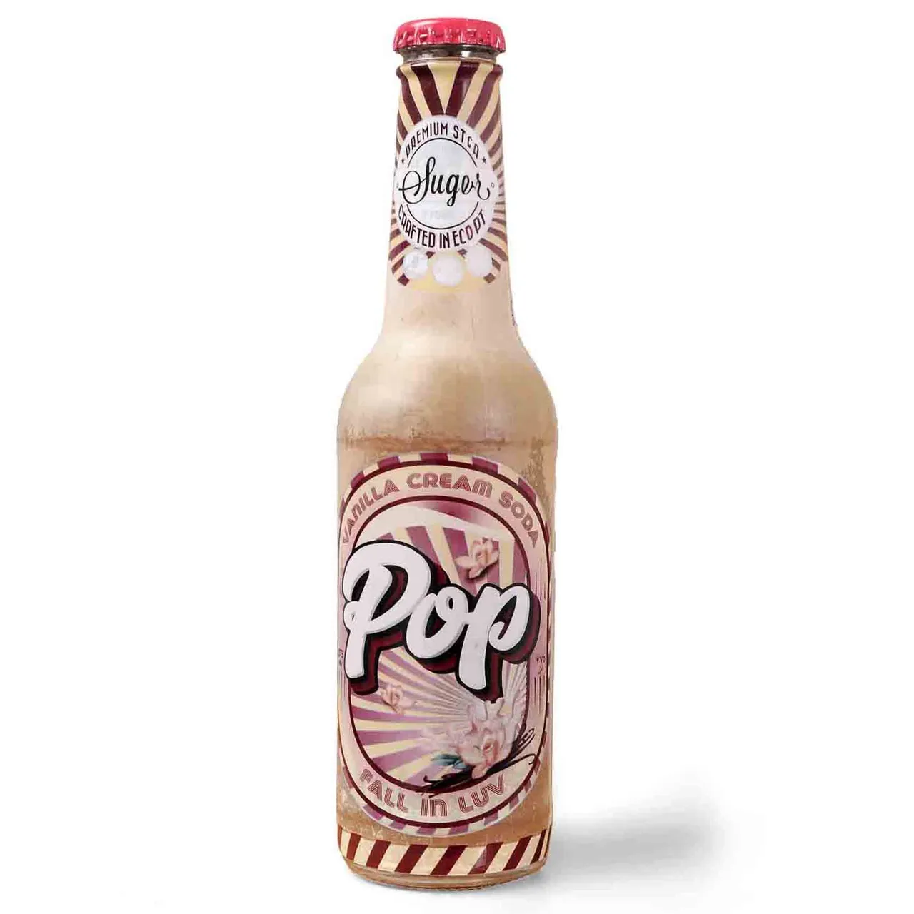 Pop صودا فاخرة بكريمة الفانيليا