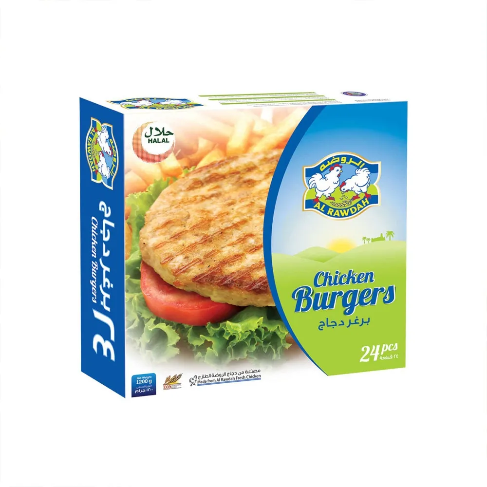Al Rawdah برجر دجاج - 24pcs