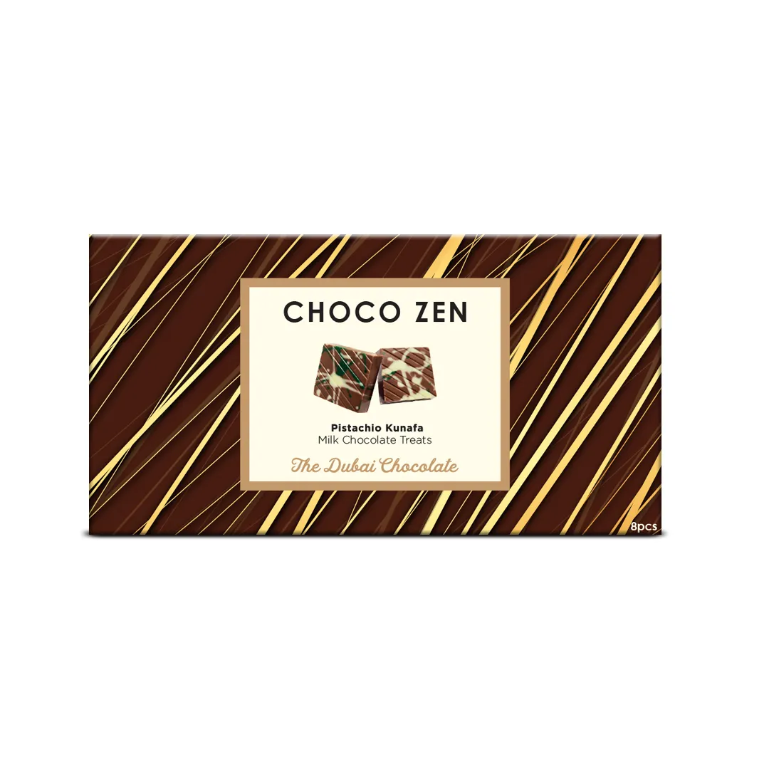 Choco Zen شوكولاتة جلاكسي بالحليب وكنافة الفستق