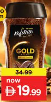 Kofibite Instnt Coffee Gold GlsJar