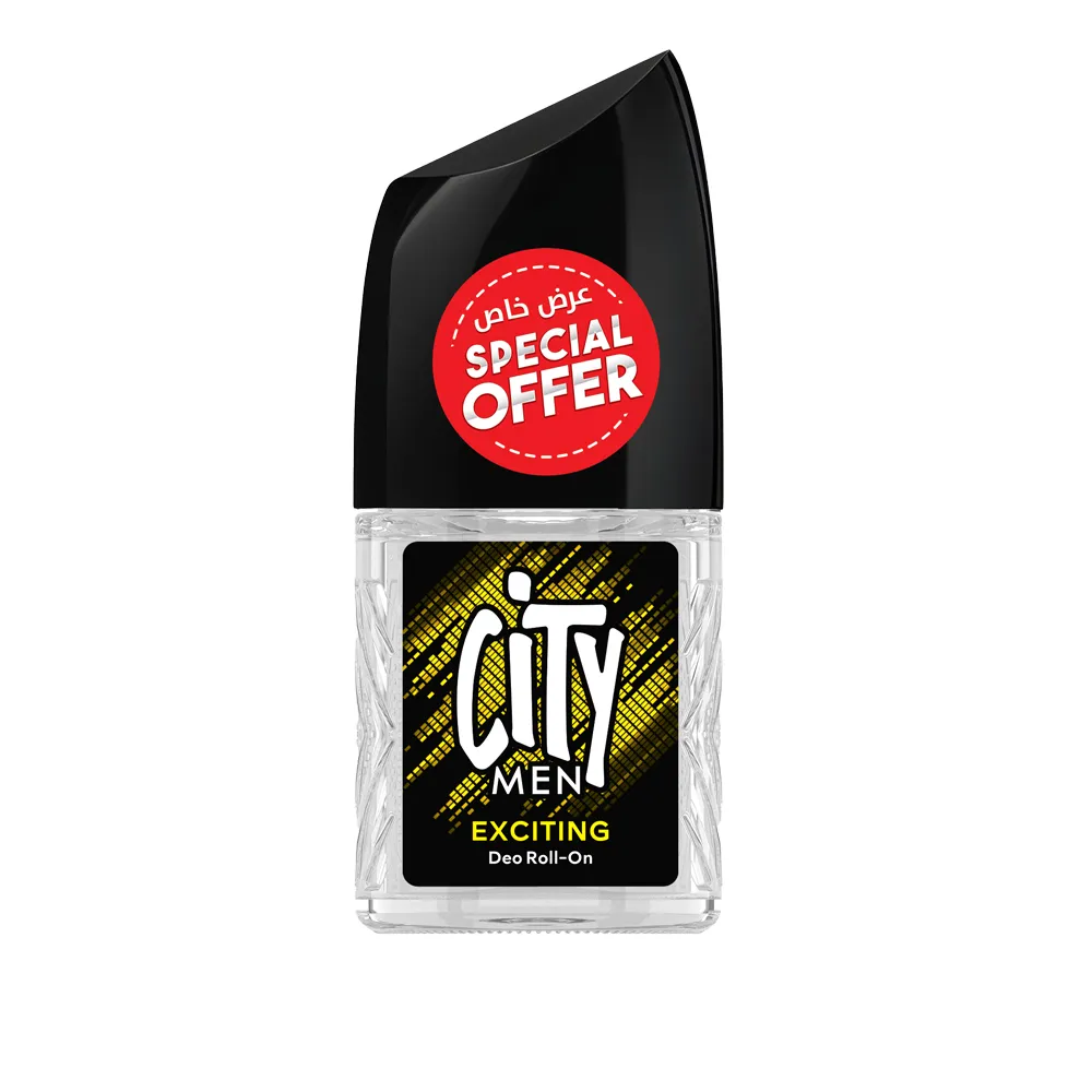 رول أون مزيل عرق للرجال Exciting City