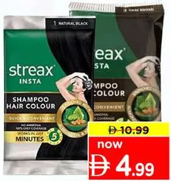 Streax Shampoo Hair Colour Assorted