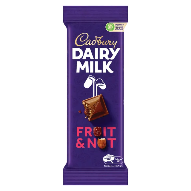 Cadbury Dairy Milk Fruit & Nut Chocolate Bar
