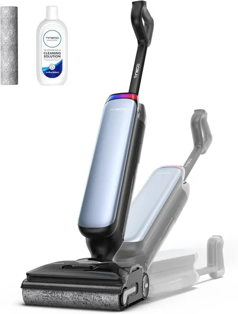 Tineco مكنسة جافة ورطبة Floor One S9 Artist بقوة 22 kPa مع SmartDrive 360° ومضادة للتشابك وتنظيف ذاتي ومدة تشغيل 50min وتنظيف مزدوج الحواف ومسطحة بزاوية 180° وتجفيف سريع 85°C