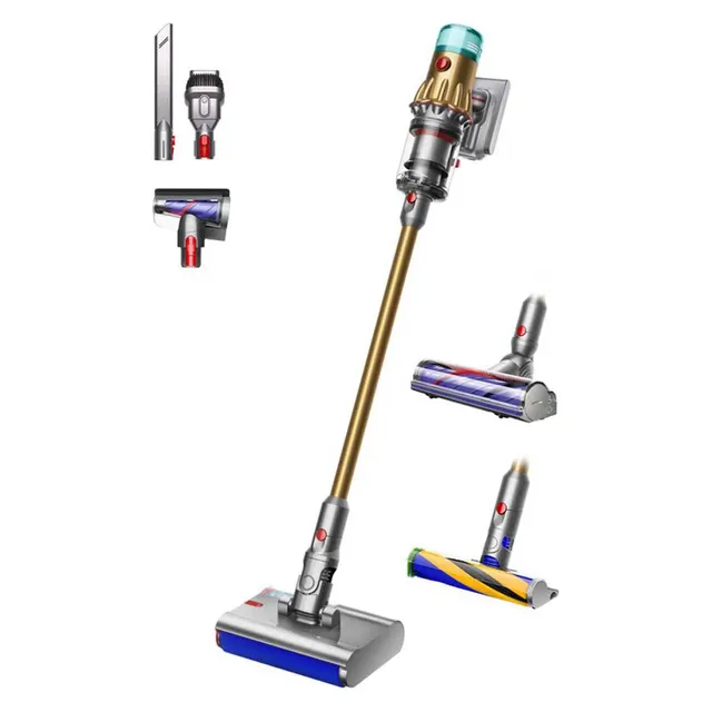 dyson V12S Detect Slim Vacuum Cleaner Gold, Wet & Dry Submarine Cleaning