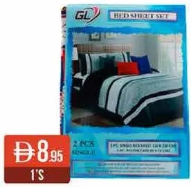 Single Bed Sheet + Pillow Cover