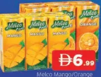Melco مشروب بنكهة البرتقال/المانجو ميلكو