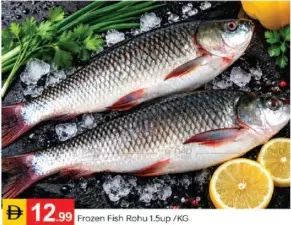 Frozen Fish Rohu 1.5up
