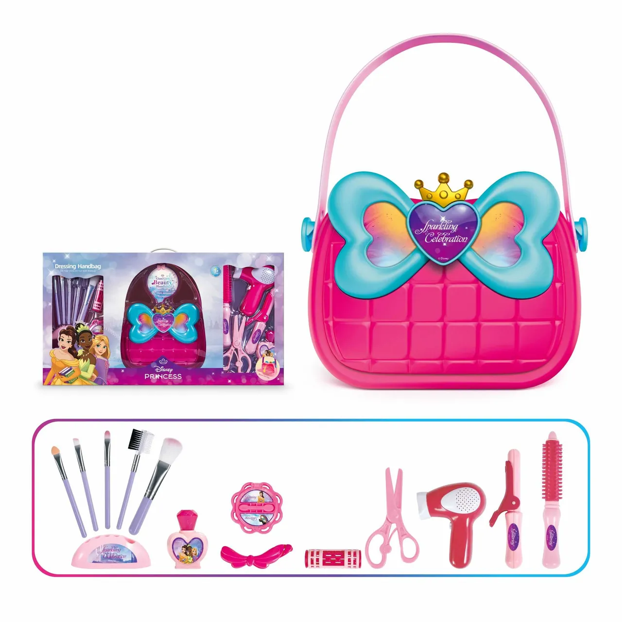 Jakks طقم حقيبة يد ومكياج Dprincess