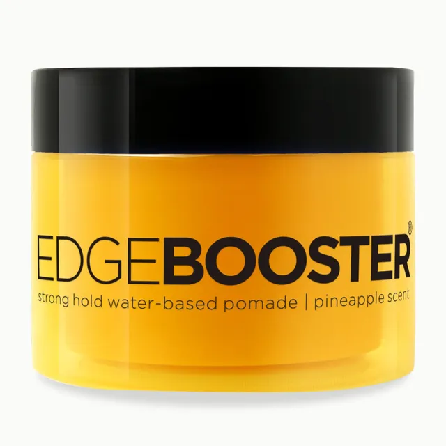 Style Factor Edge Booster Strong Hold Water-Based PomadeFormulated with Argan Oil for MoistureHigh ShineLong Lasting Edge Control GelPineapple, 3.38 oz