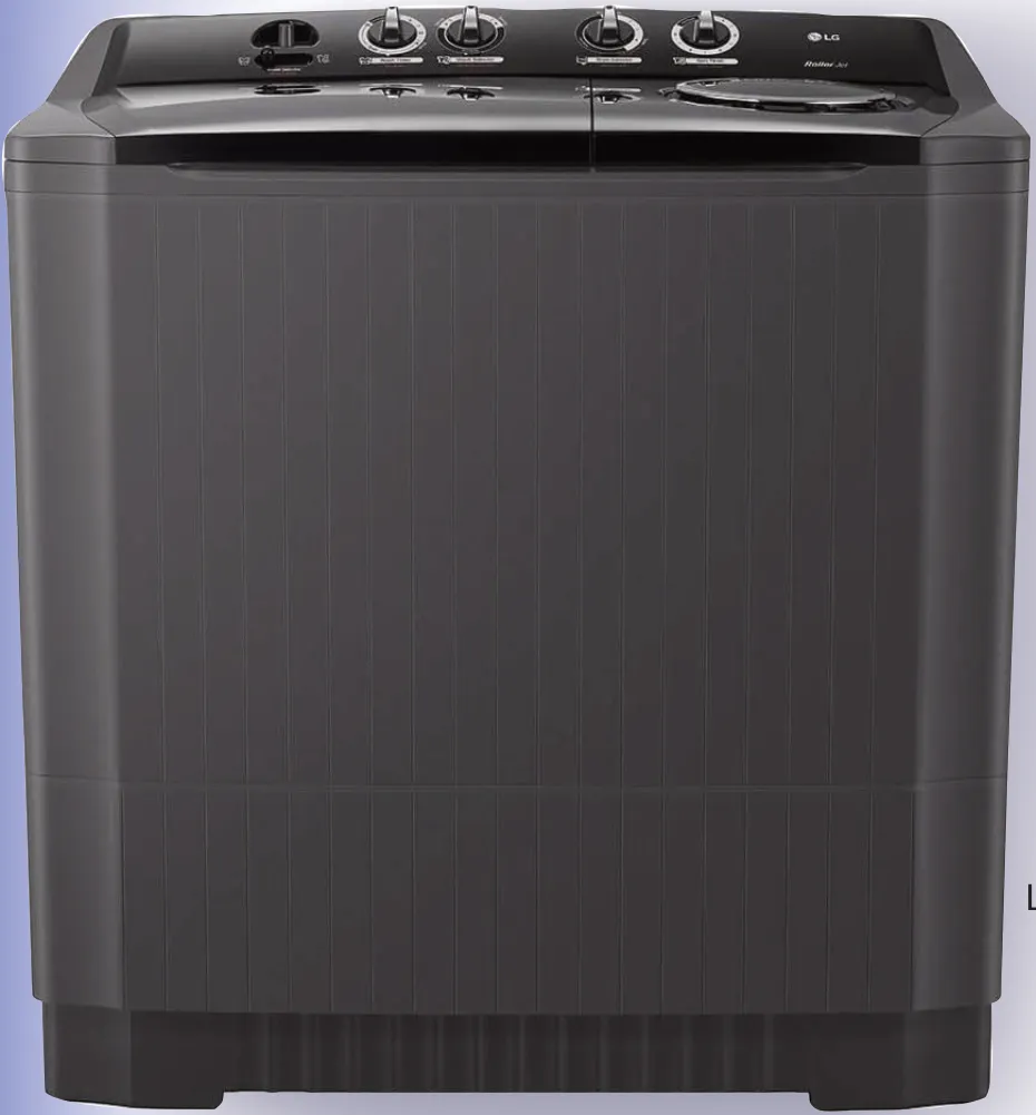 LG غسالة ملابس نصف أوتوماتيكية بحوضين P2061Nt