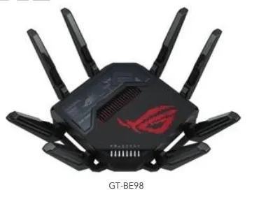 ASUS Rog Rapture Quad Band Wifi 7 Gaming Router GT-BE98
