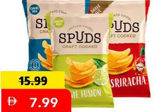 Spods Potato Chips Assorted
