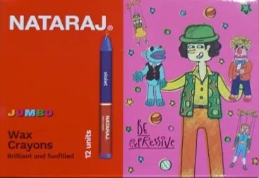 Nataraj Jumbo Crayons 12