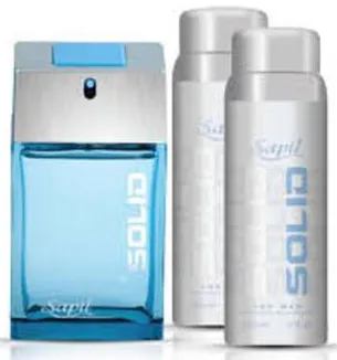 Sapil عطر EDT صلب + مزيل عرق