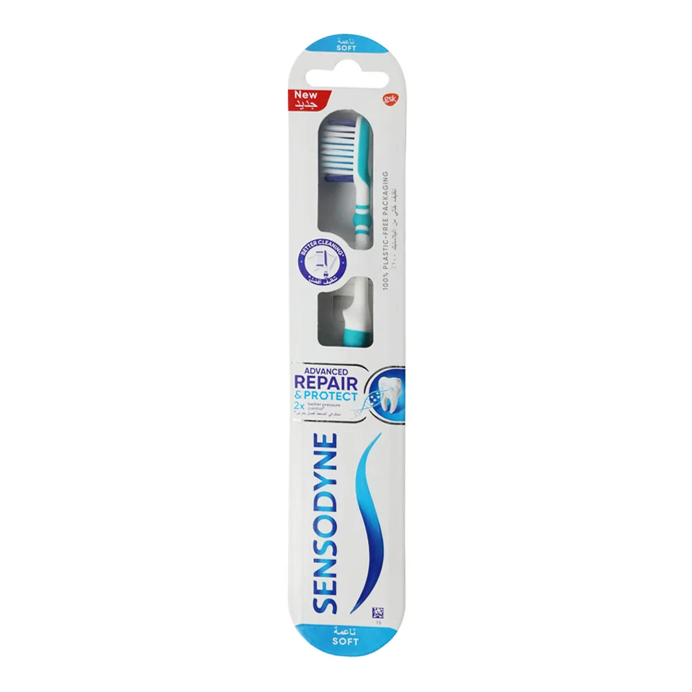 Sensodyne فرشاة أسنان ناعمة للإصلاح والحماية