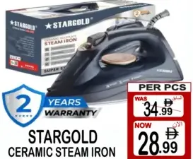Stargold Ceramic Steam Iron