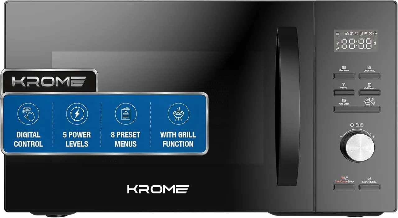 Krome فرن ميكروويف مع شواية - KR-MW31DM