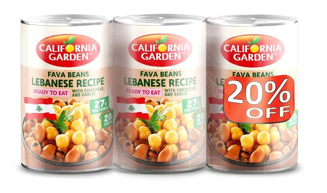 California Garden Fava Beans Lebanese Recipe Value Pack