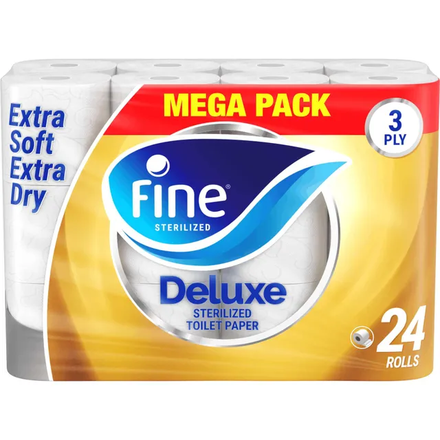 Fine Deluxe toilet tissue 3 ply