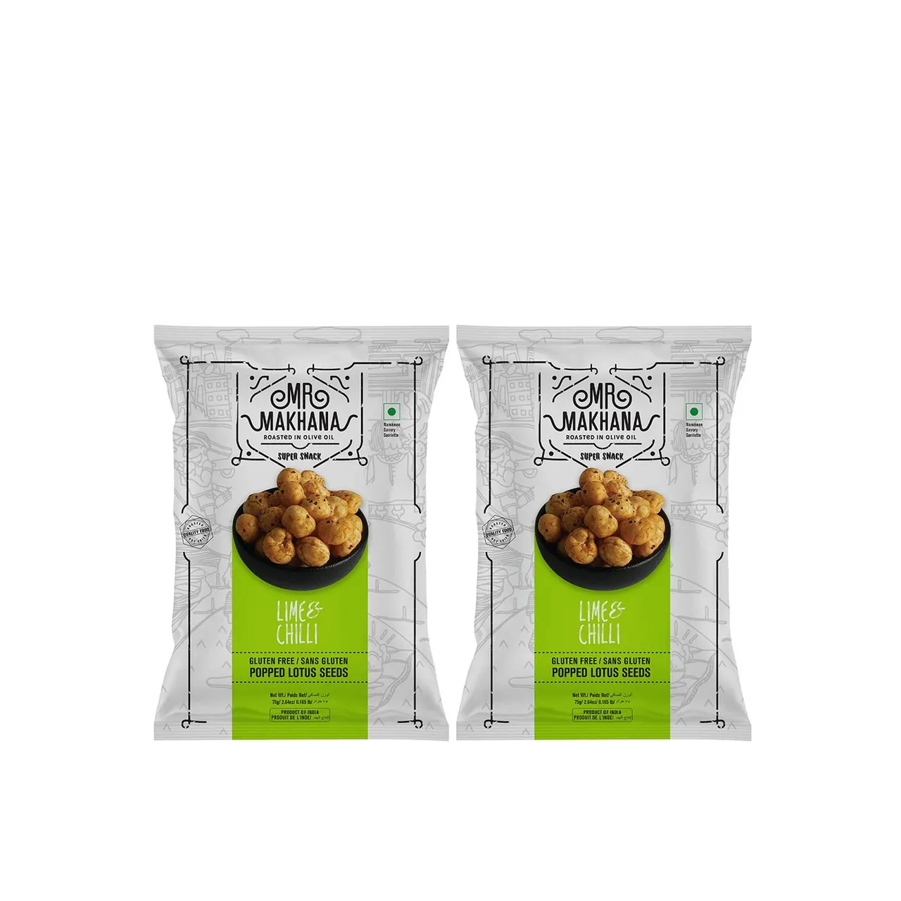 Mr Makhana باللايم والفلفل الحار @ سعر خاص