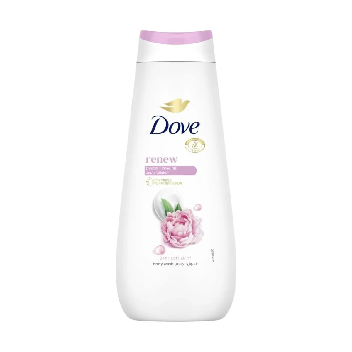 Dove غسول جسم رينيو بالفاوانيا وزيت الورد