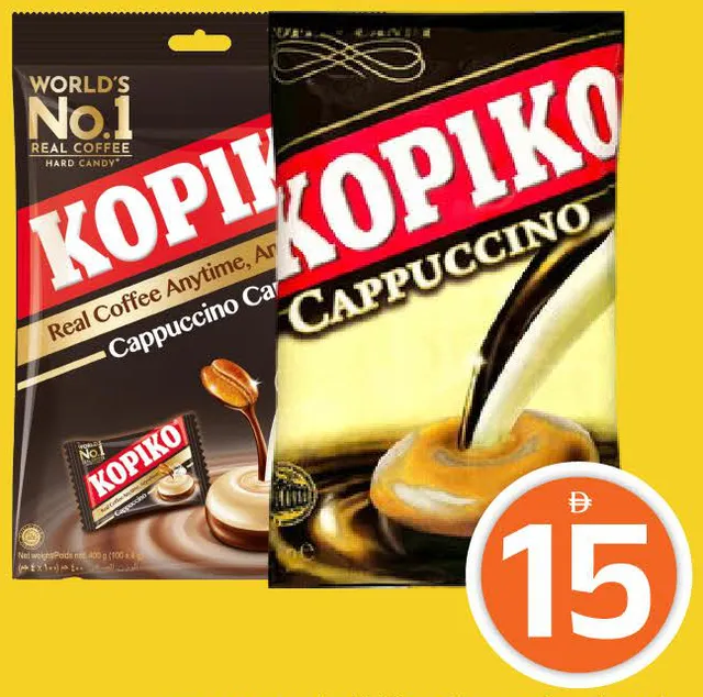 Kopiko Cappuccino/Coffee Candy Bag