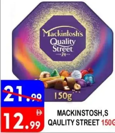Mackintosh's Mackinstosh, S Qaulity Street