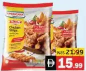 Americana Frozen Hot And Crunchy Chicken Strips