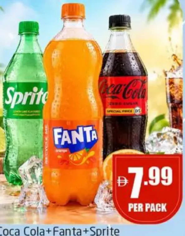 Coca Cola+Fanta+Sprite Assorted