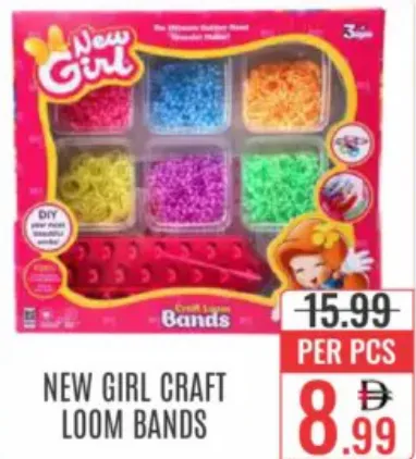 New Girl Craft Loom Bands
