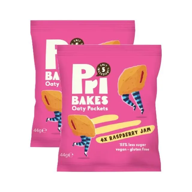 Pri Bakes جيوب الشوفان بمربى التوت