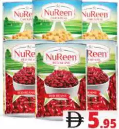 NuReen Chick Peas / Red Kidney Beans