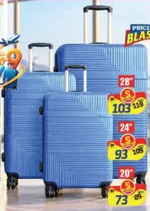 Carryon 8 Wheels Pp Trolley Bag