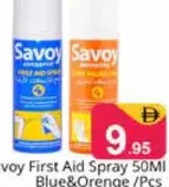 Savoy First Aid Spray Blue & Orange