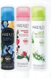 Yardley Deo Spray