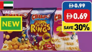 Crispo Corn Cheese Balls/ Potato Twisters/ Rings/ Fries Masala/ Ketchup/ Salt & Vinegar Flavour