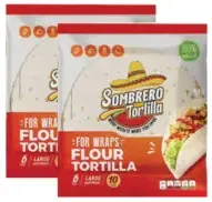 Sombrero Tortilla flour whole wheat