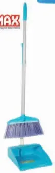 Britemax Long Handle Broom & Dustpan Set