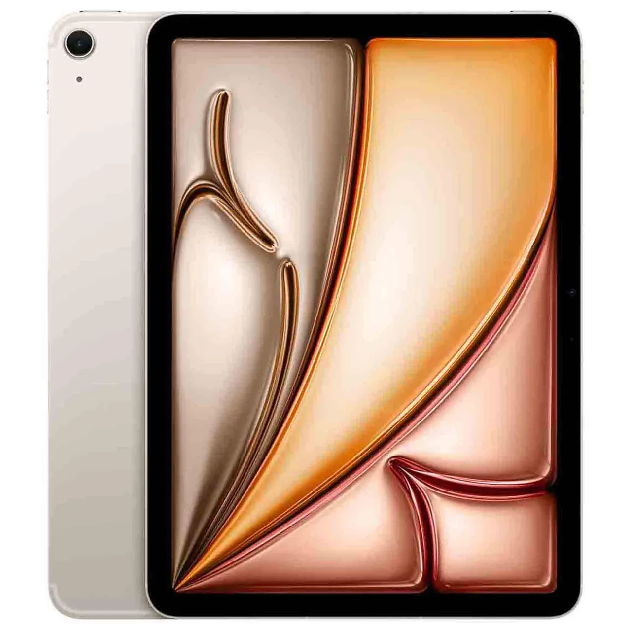 apple تابلت iPad Air بمقاس 11 بوصة، تخزين 256GB، لون Starlight، واي فاي، شريحة M4