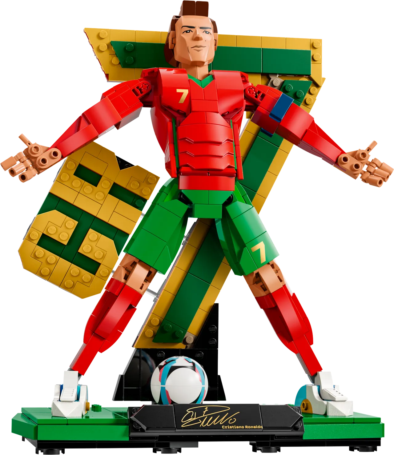 Lego إصدارات FIFA World Cup 2026 - Cristiano Ronaldo - طقم أسطورة كرة القدم 43016