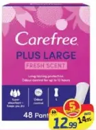 Carefree Large Regular Fresh Scent