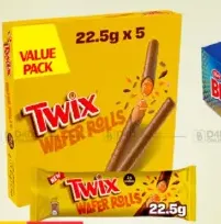 Twix Caramel Wafer Rolls