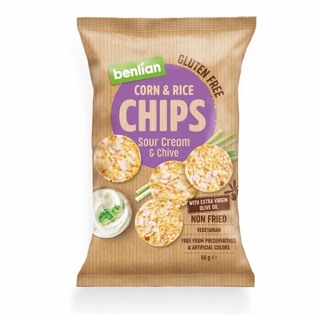 Benlian Rice & Corn Snacks S/Crm