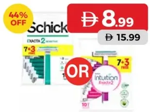 Schick Razor Exacta 2 Assorted
