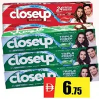 Closeup معجون أسنان مشكل