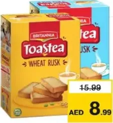 Britannia wheat/Milk Rusk Assorted